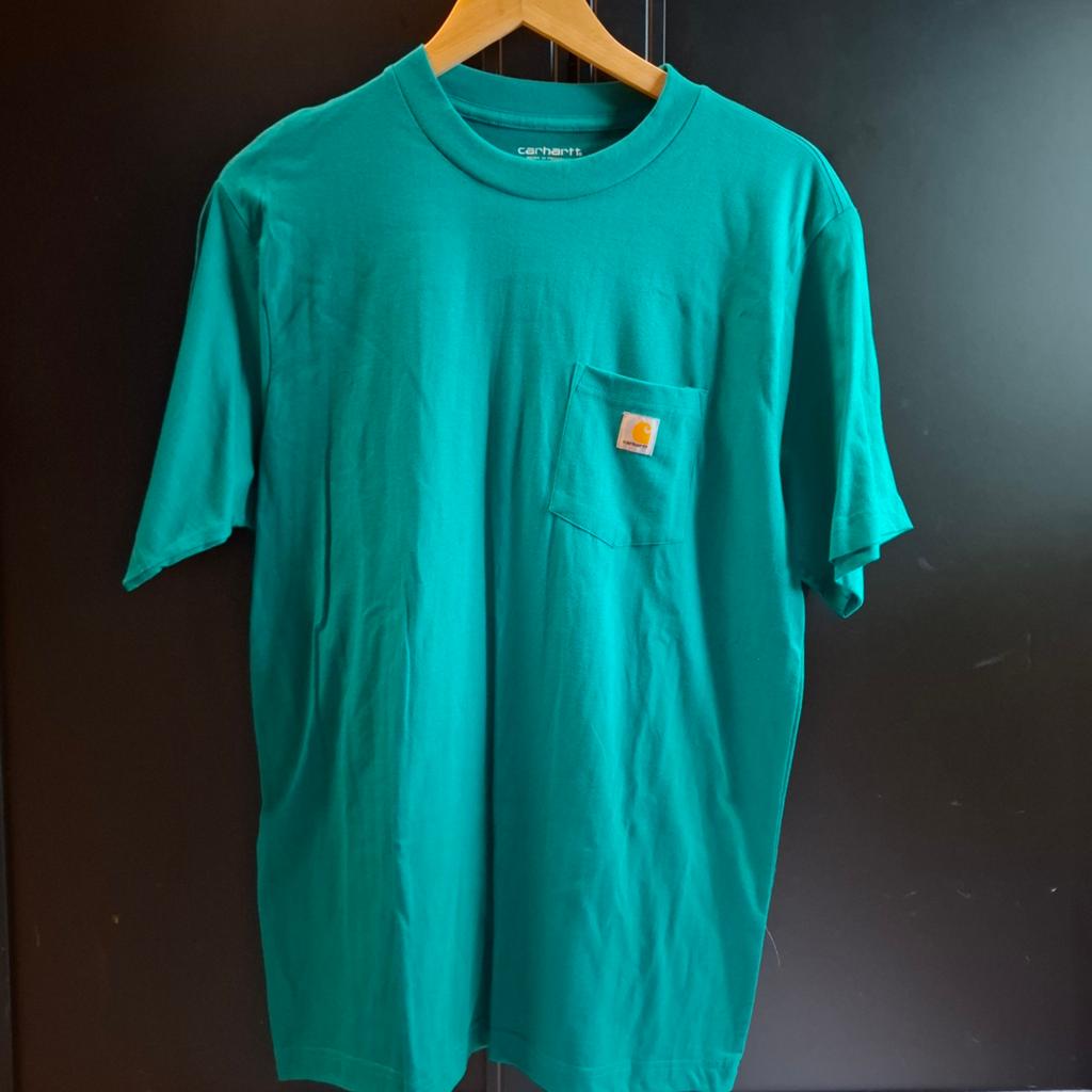 Carhartt T-shirt met borstzak - Groen, Carhartt, Zo goed als nieuw, Groen, Verzenden