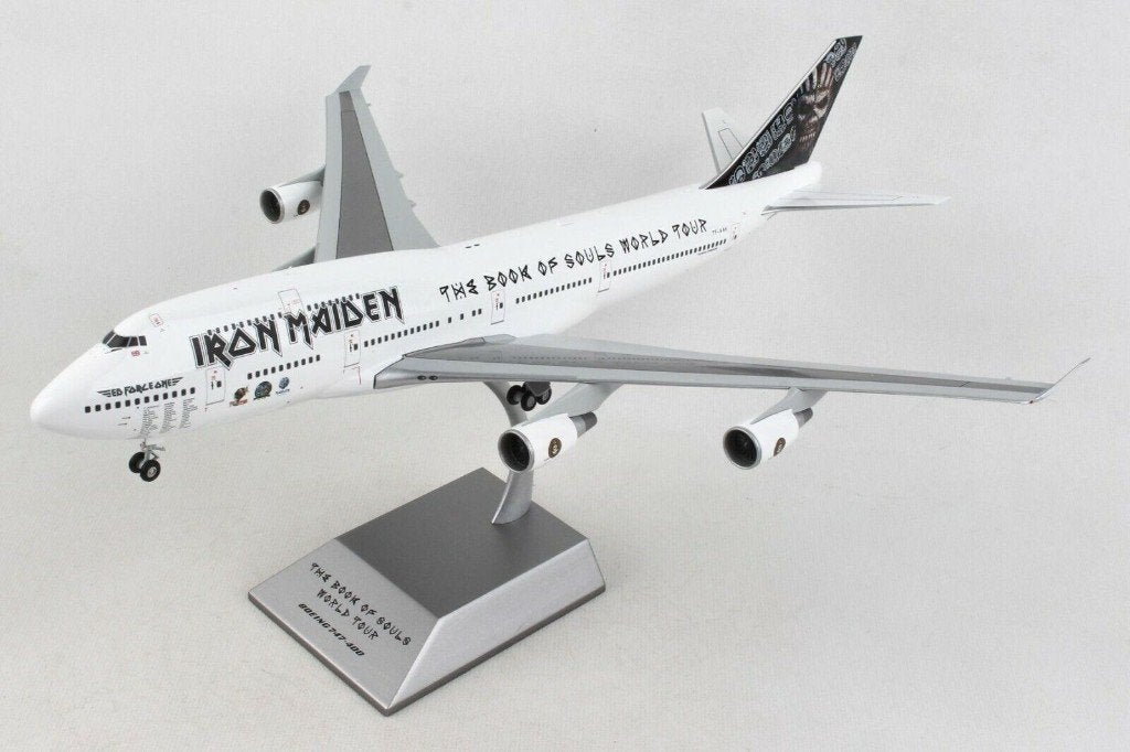 Boeing 747 Jumbo Jet Iron Maiden Ed Force One Herpa 571609, Schaalmodel, Herpa Miniaturmodelle GmbH Leonrodstraße 46-47 herpa@herpa.de