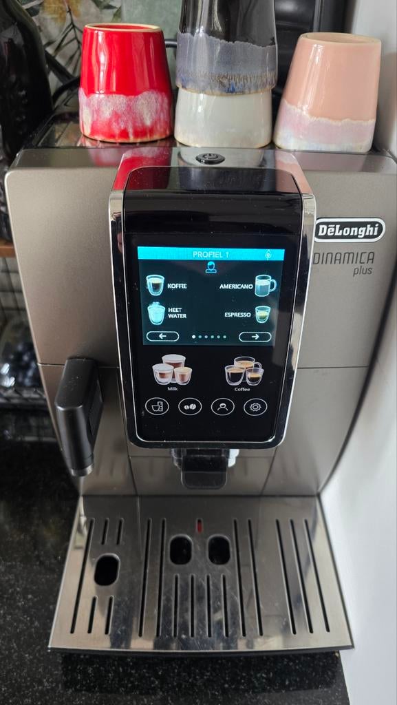 De'Longhi Dinamica Plus - Volautomatische Koffiemachine, Witgoed en Apparatuur, Koffiezetapparaten, Ophalen, Zo goed als nieuw