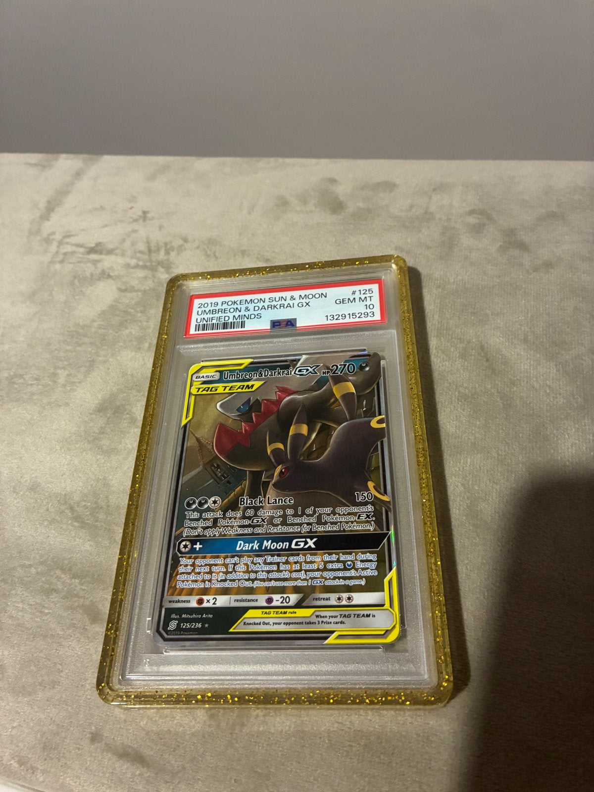 Pokémon Tag Team PSA 10 Kaarten - Diverse GX-kaarten, Ophalen of Verzenden, Zo goed als nieuw, Meerdere kaarten
