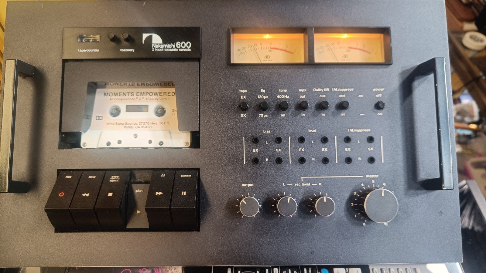 Nakamichi 600 2-Head Cassette Deck - Vintage Hifi, Audio, Tv en Foto, Cassettedecks, Ophalen of Verzenden, Enkel, Overige merken