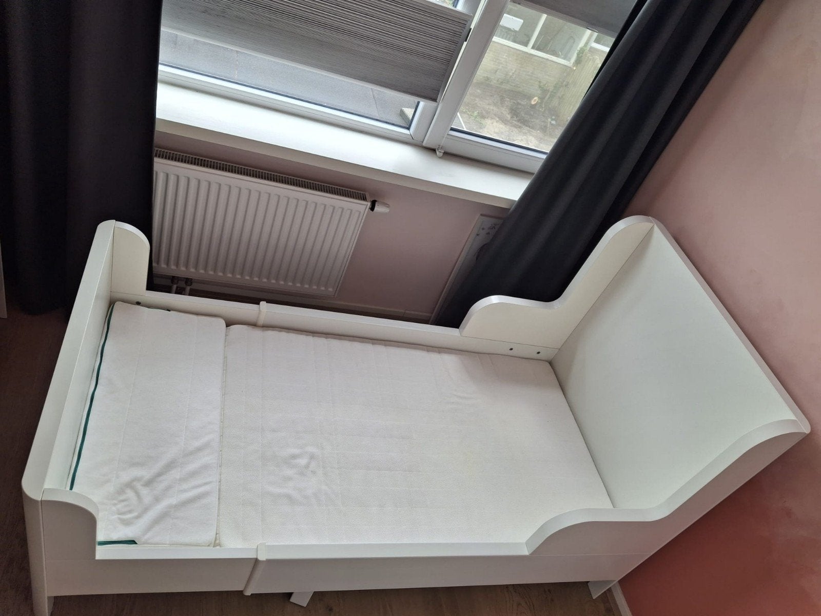 Ikea Busunge meegroeibed 200x80 - weinig beschadigingen, Ophalen, Gebruikt, 180 cm of meer, 70 tot 85 cm