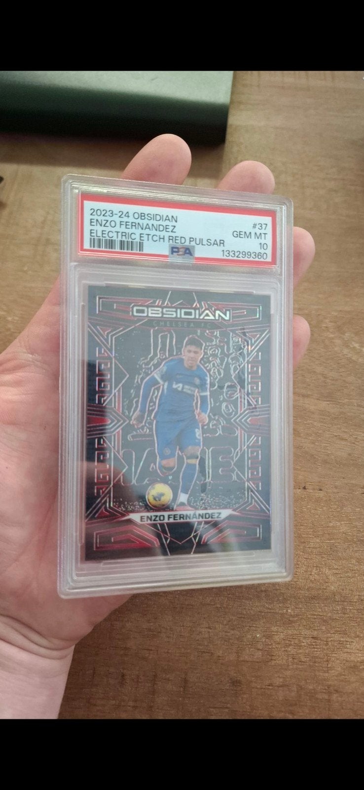 Psa 10 slab enzo fernandez 13/49 obsidian, Ophalen of Verzenden, Zo goed als nieuw, Buitenlandse clubs