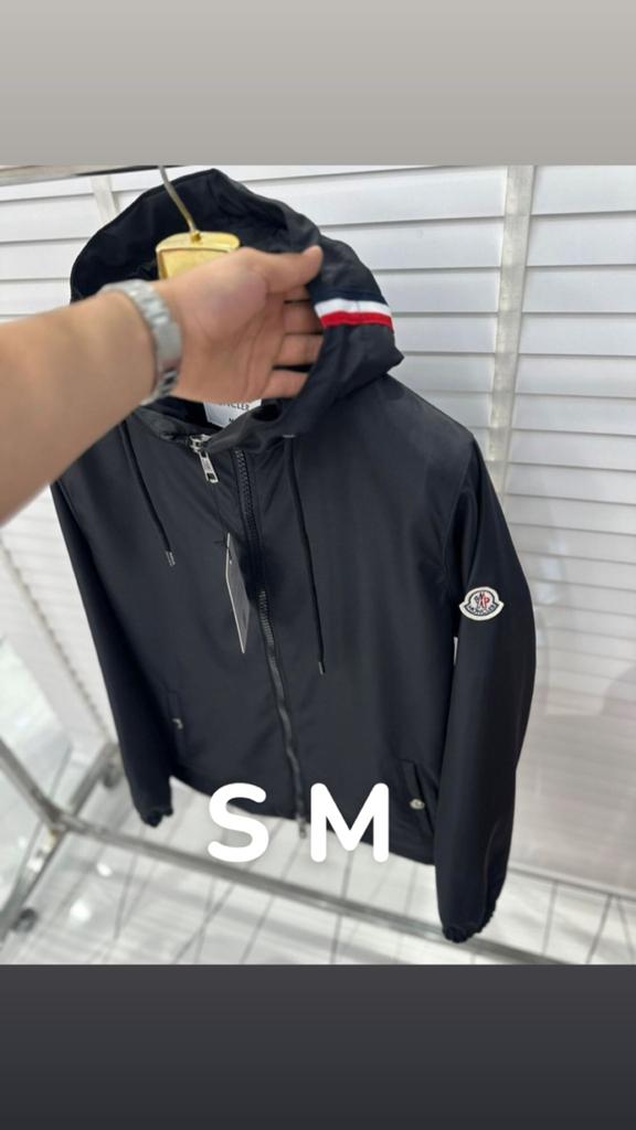 Moncler windbreaker nfc, Kleding | Heren, Jassen | Zomer, Ophalen of Verzenden, Nieuw, Maat 46 (S) of kleiner, Zwart
