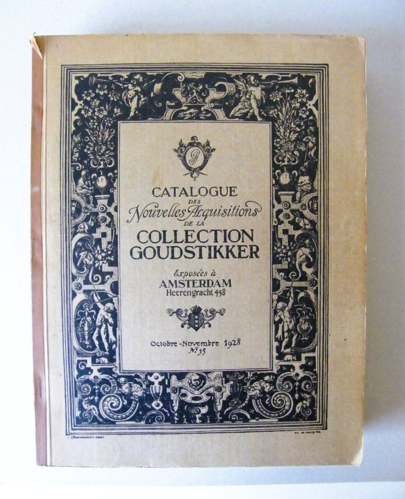 Catalogue de collection Goudstikker 1928, Ophalen of Verzenden, Gelezen, Schilder- en Tekenkunst