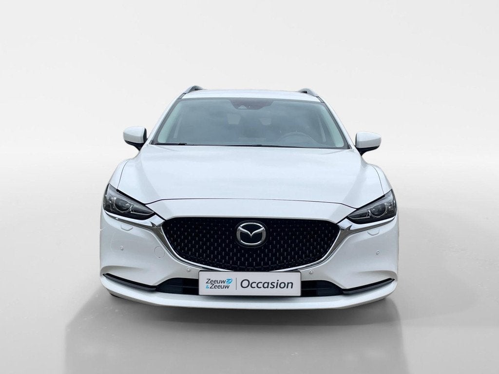 Mazda 6 Sportbreak 2.0 SkyActiv-G 145 TS | Automaat! | Navi, Auto's, Mazda, Stof, Gebruikt, 4 cilinders, 6 sportbreak