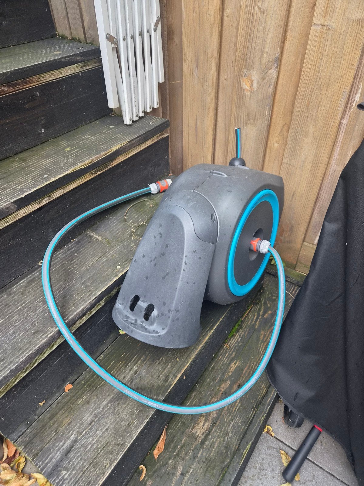 Gardena rollup tuinslanghaspel, Tuin en Terras, Ophalen, Gebruikt, Tuinslanghaspel