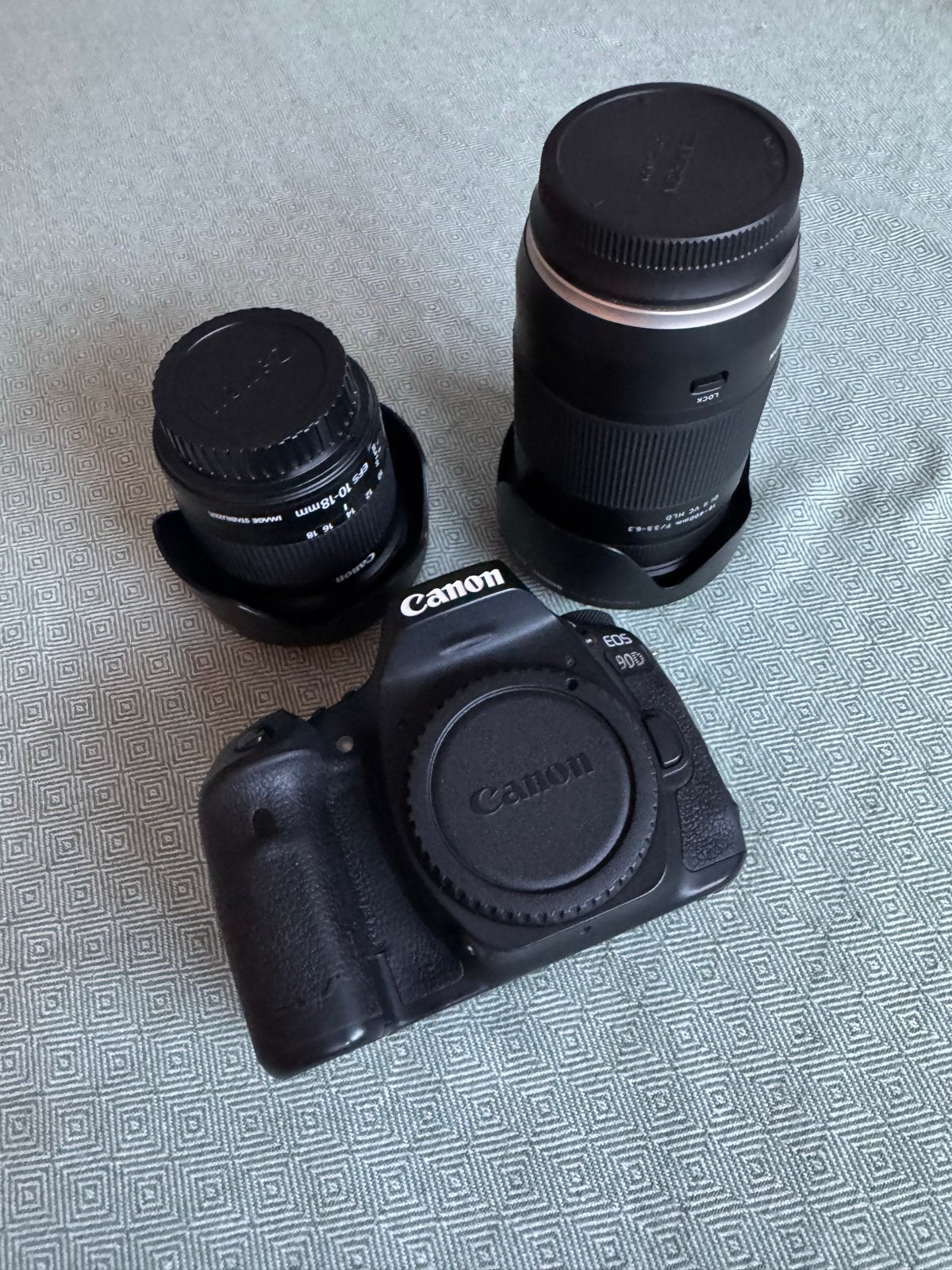 Canon EOS 90D Spiegelreflexcamera met lenzen en filters, Ophalen, Spiegelreflex, Canon, Beeldstabilisatie