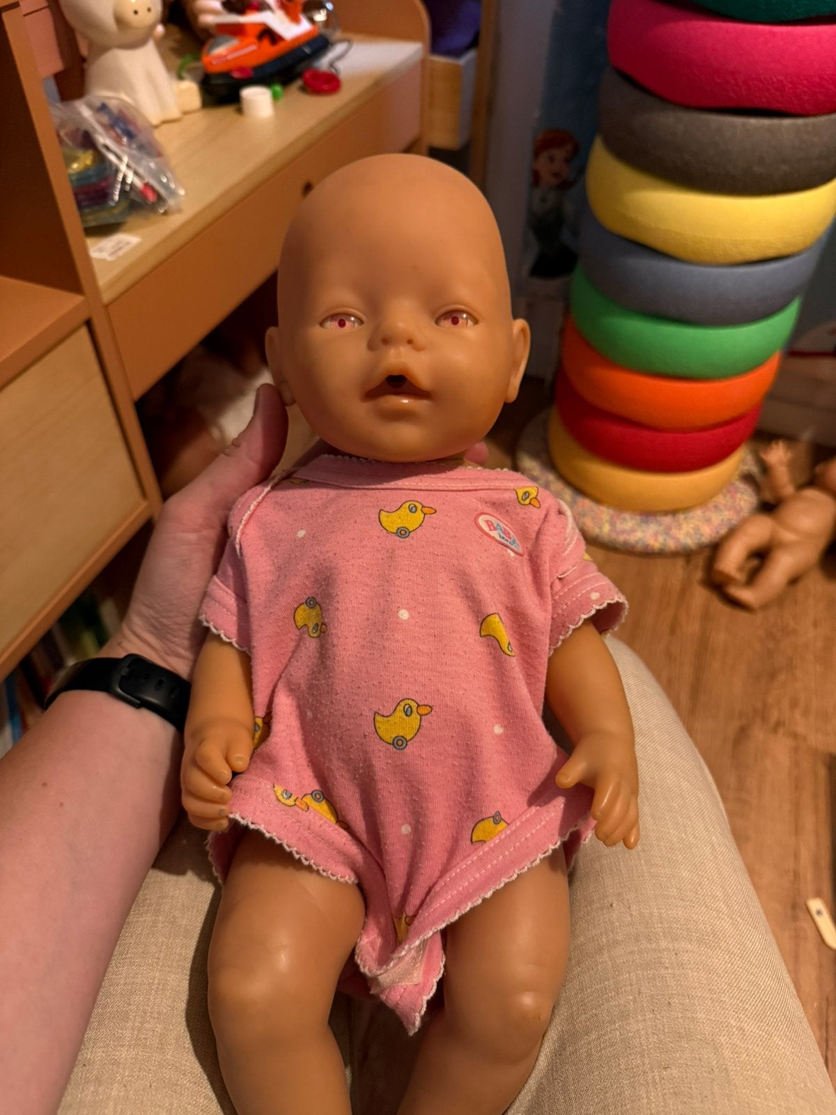 vintage baby born, Ophalen, Gebruikt, Babypop