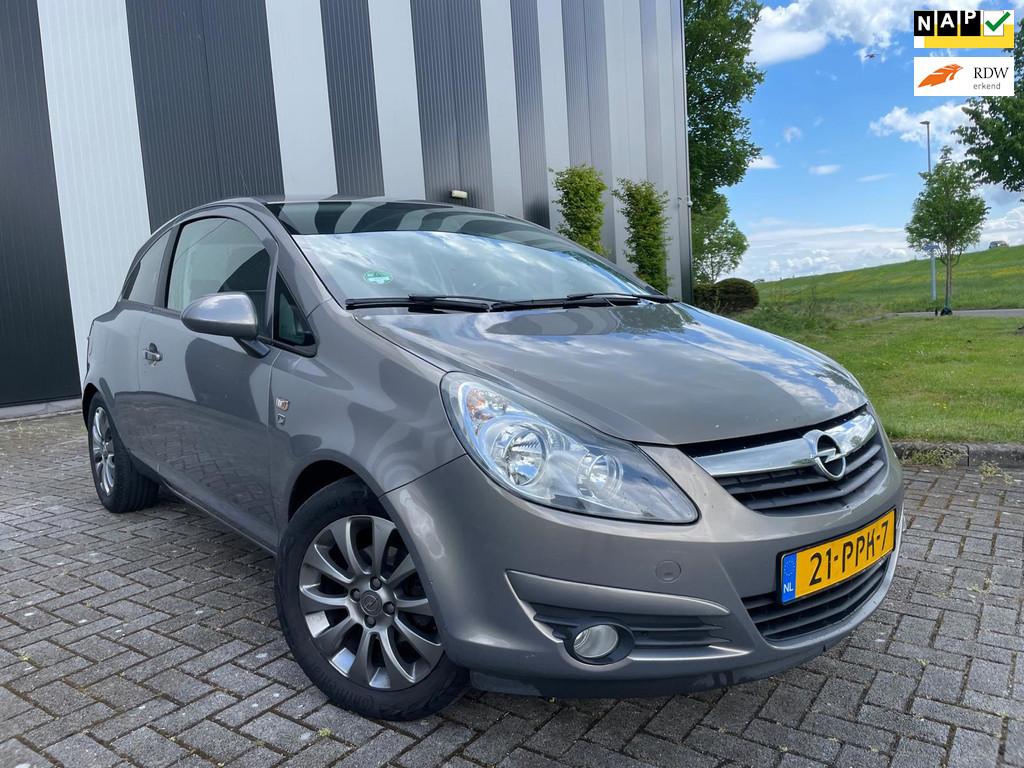 Opel Corsa 1.2-16V Color Edition 2e Eigenaar-Airco-Cruise-Lm, Auto's, Opel, Voorwielaandrijving, Euro 5, Bruin, 1229 cc
