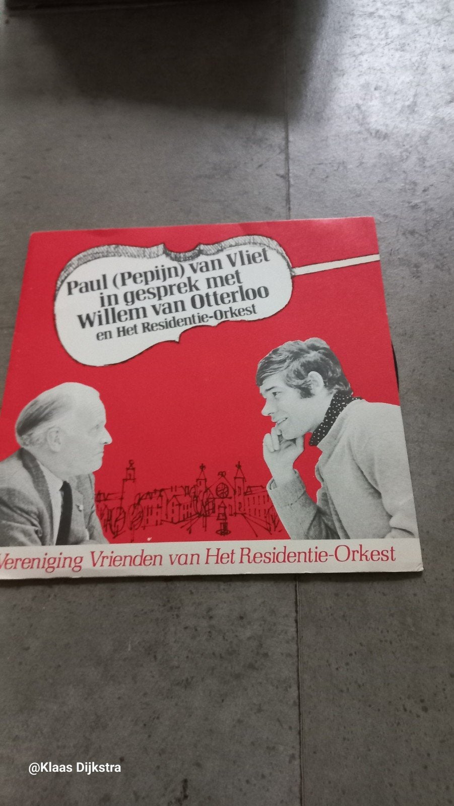 Flexi single Paul (Pepijn) van Vliet in gesprek met Willem v, Ophalen of Verzenden, Gebruikt