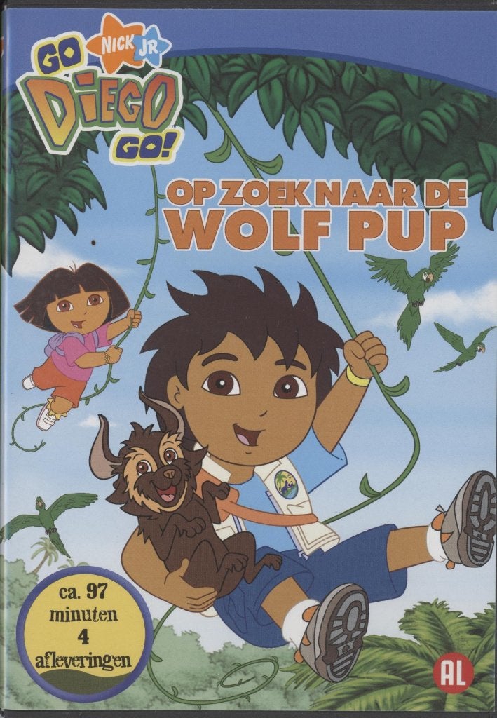 75) Go Diego Go; Op zoek naar de Wolf Pup, Gebruikt, Tekenfilm, Ophalen of Verzenden, Alle leeftijden