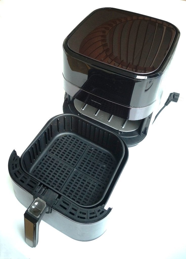 Inventum GF500HLDB Heteluchtfriteuse Airfryer, Ophalen of Verzenden, Zo goed als nieuw, Airfryer, 1500 gram of meer