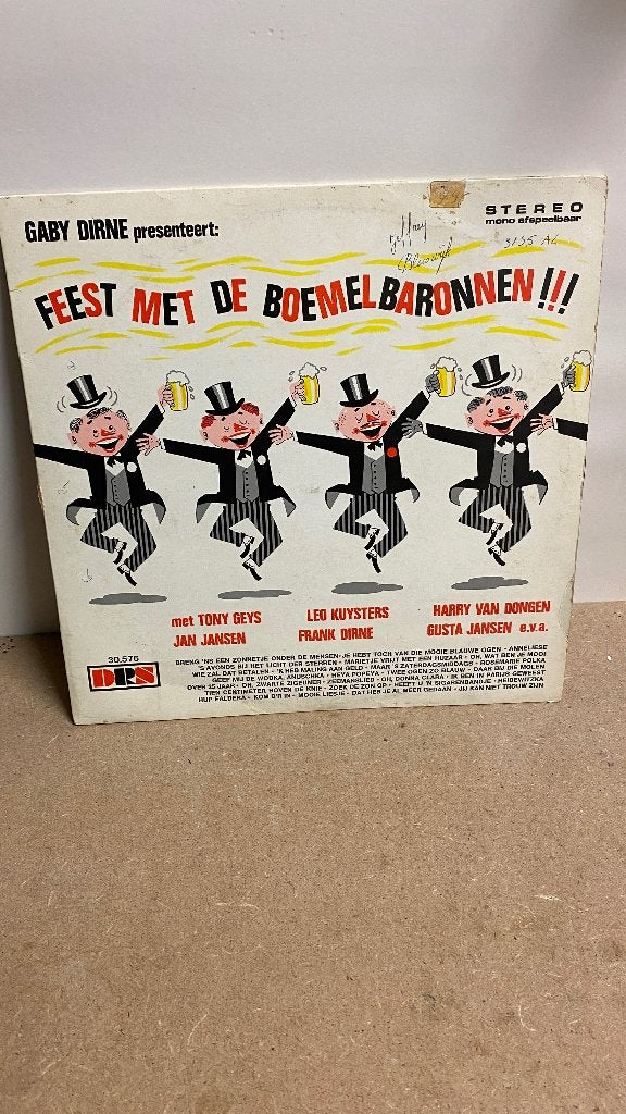 Feest met de Boemelbaronnen!!! - Gaby Dirne presenteert, LP, Gebruikt, Overige genres, Originele persing