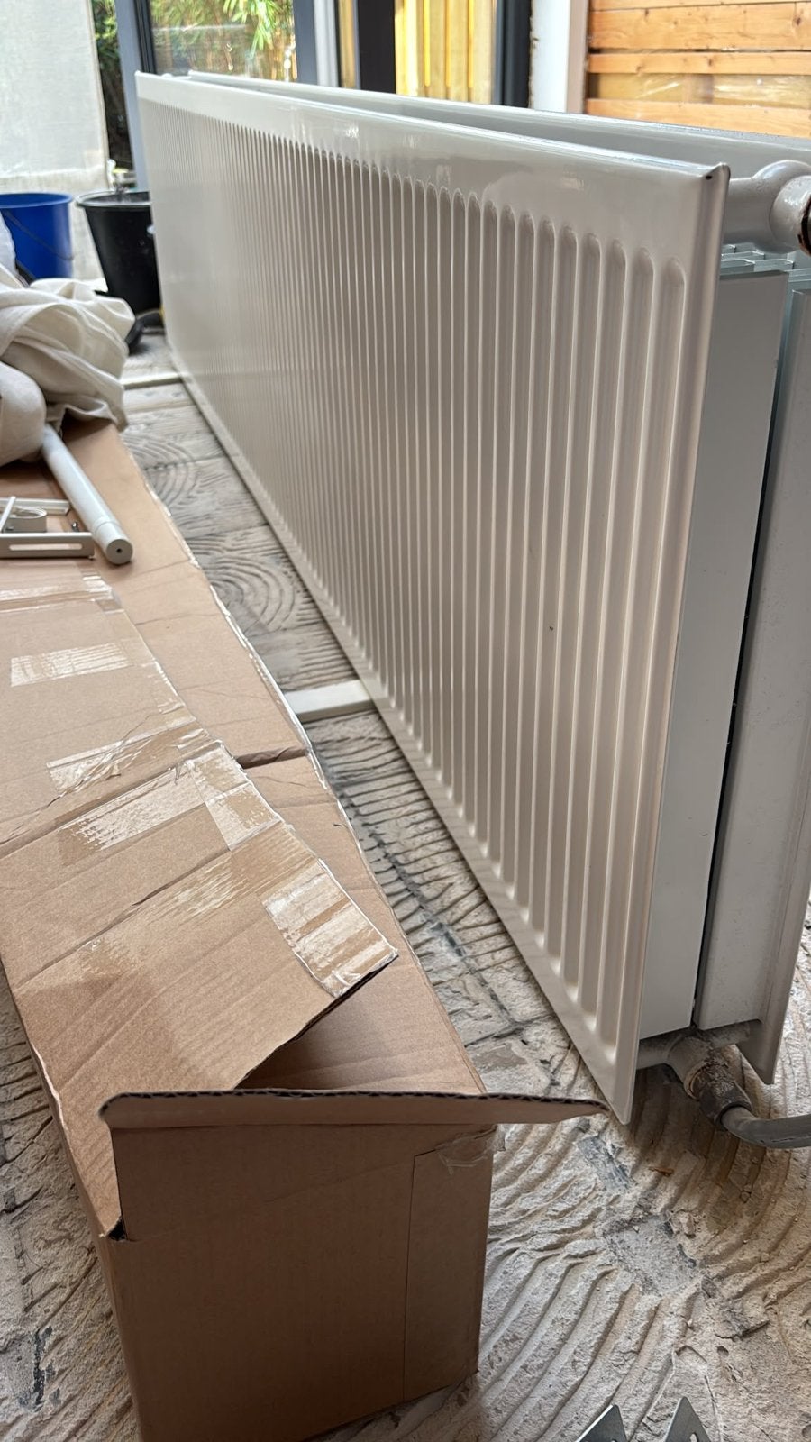 Radiator 200x50 cm, 30 tot 80 cm, Gebruikt, Radiator, 150 cm of meer