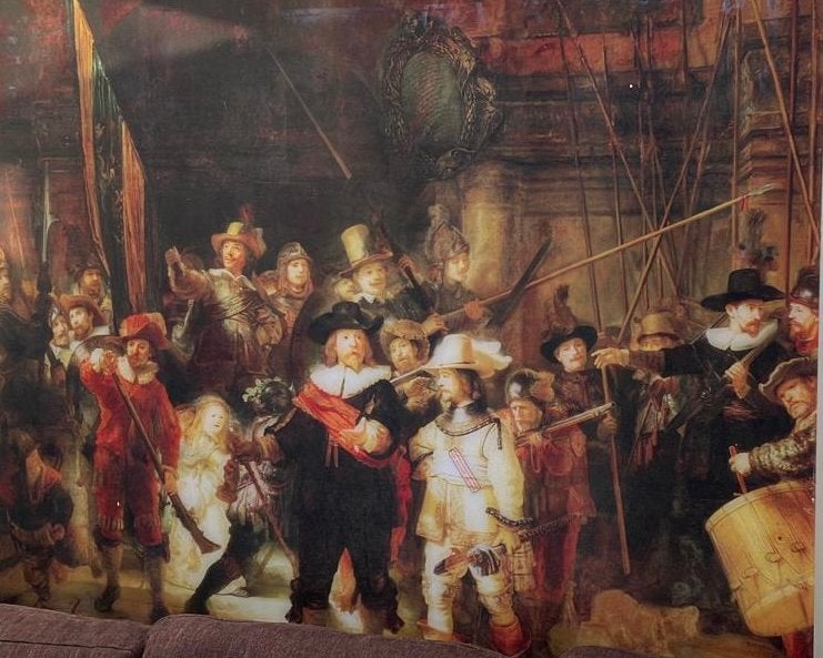 AluArt "Nachtwacht", Antiek en Kunst, Ophalen