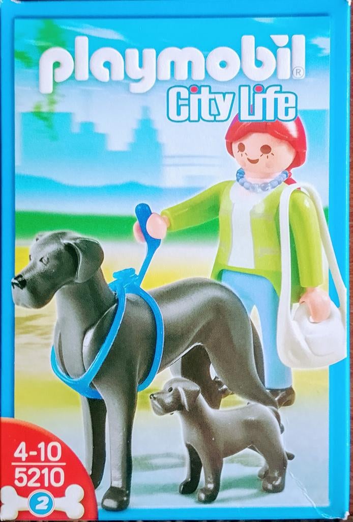 City Life Duitse Dog Met Puppy 5210, Ophalen of Verzenden, Gebruikt, Complete set