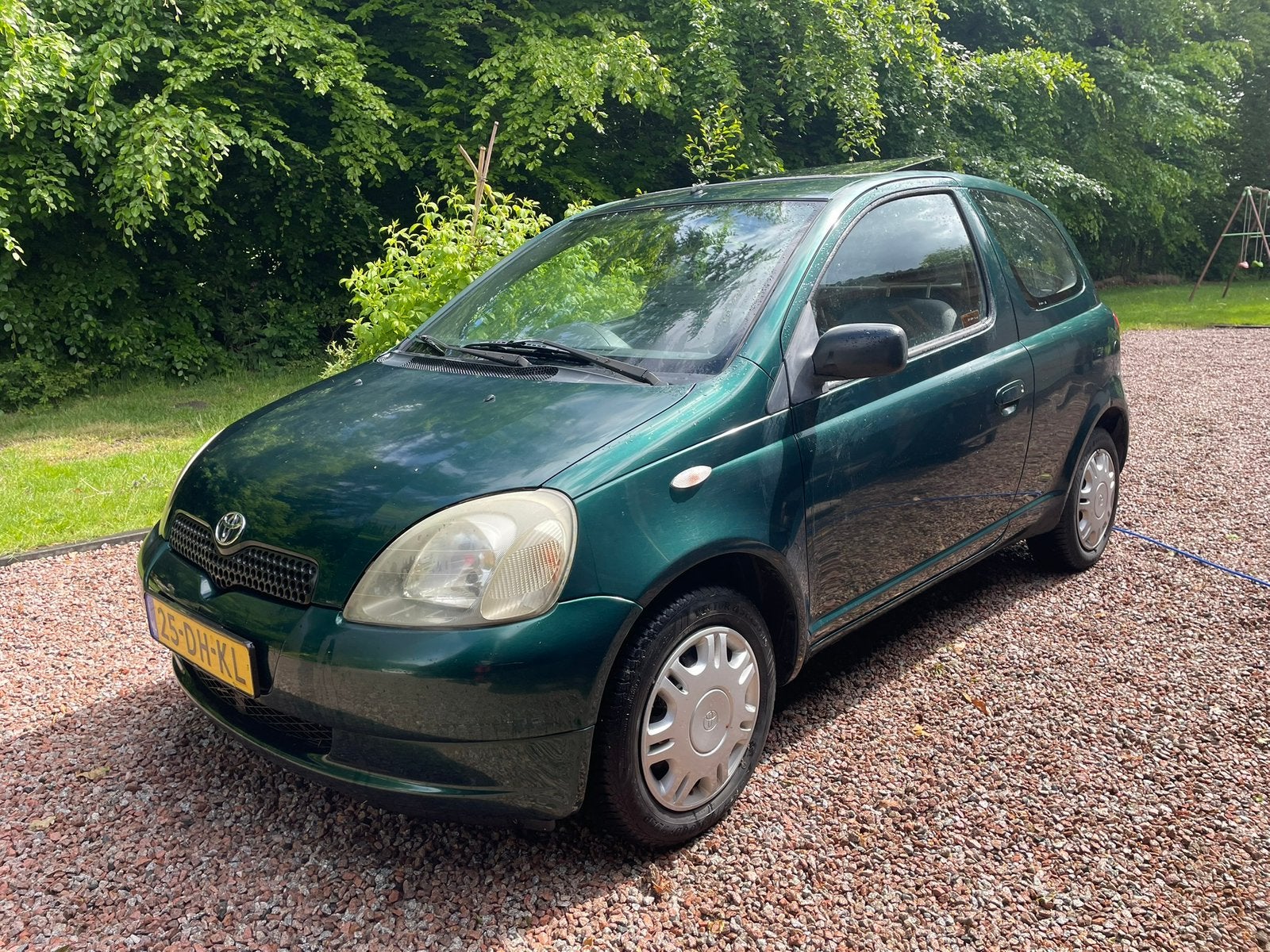 Toyota Yaris 1.0 16V Vvti 3DR 1999 Groen, Auto's, Toyota, Voorwielaandrijving, 4 cilinders, 400 kg, 68 pk