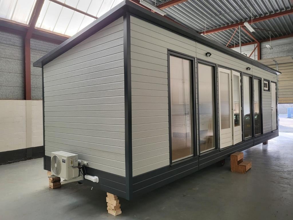 Moderne en ruime Tiny House/Chalet met airco, Caravans en Kamperen, Stacaravans