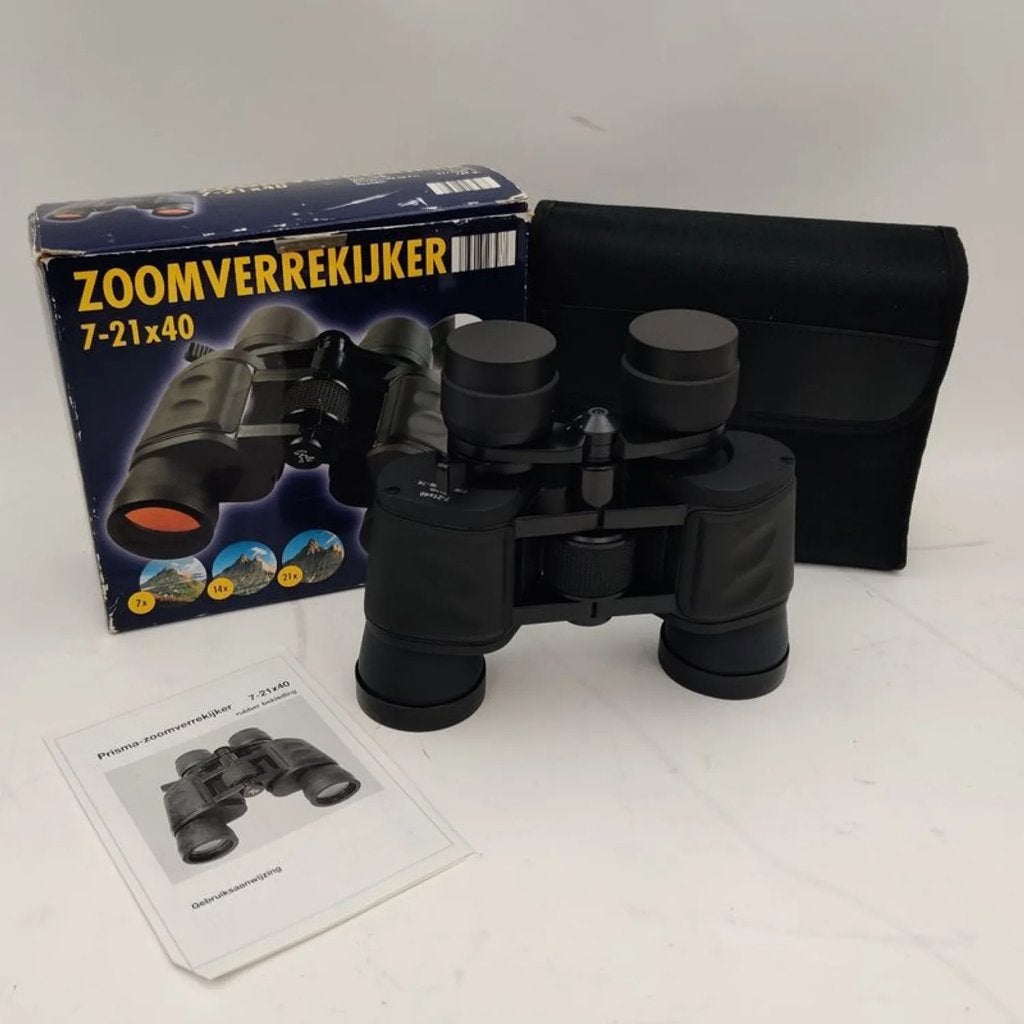 Prisma zoomverrekijker 7-21x40 incl tas en doos voor €39.99, P, P, Ophalen of Verzenden, Zo goed als nieuw
