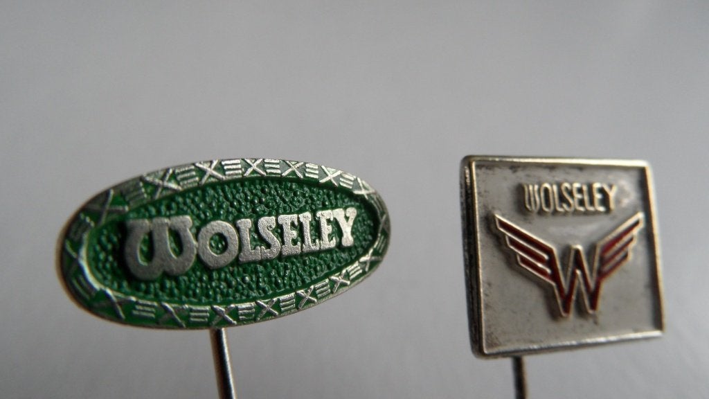 Wolseley oldtimerauto speldjes 2 x, Verzenden, Gebruikt, Merk, Speldje of Pin