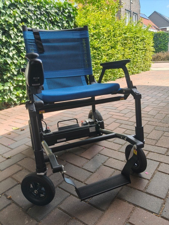e-Ability SplitRider Ultra Light elektrische rolstoel, Ophalen, Inklapbaar, Zo goed als nieuw, Elektrische rolstoel
