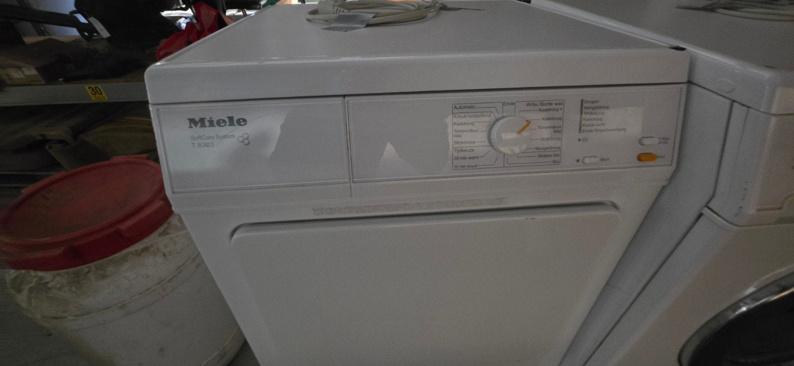 Miele T 8303 Condensdroger - zeer netjes, Ophalen, 6 tot 8 kg, Gebruikt, Voorlader