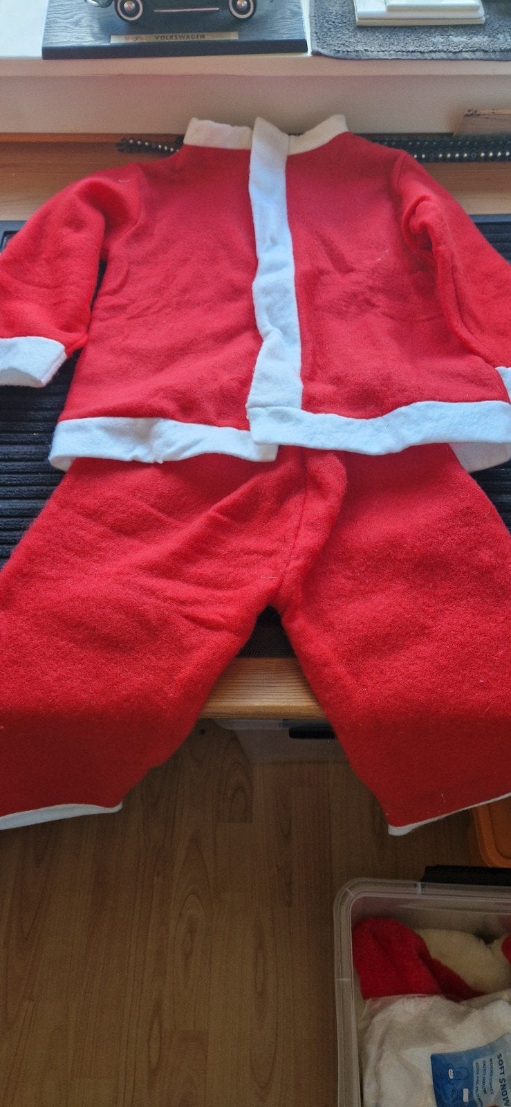 kerstmannenpak, Ophalen of Verzenden, Zo goed als nieuw