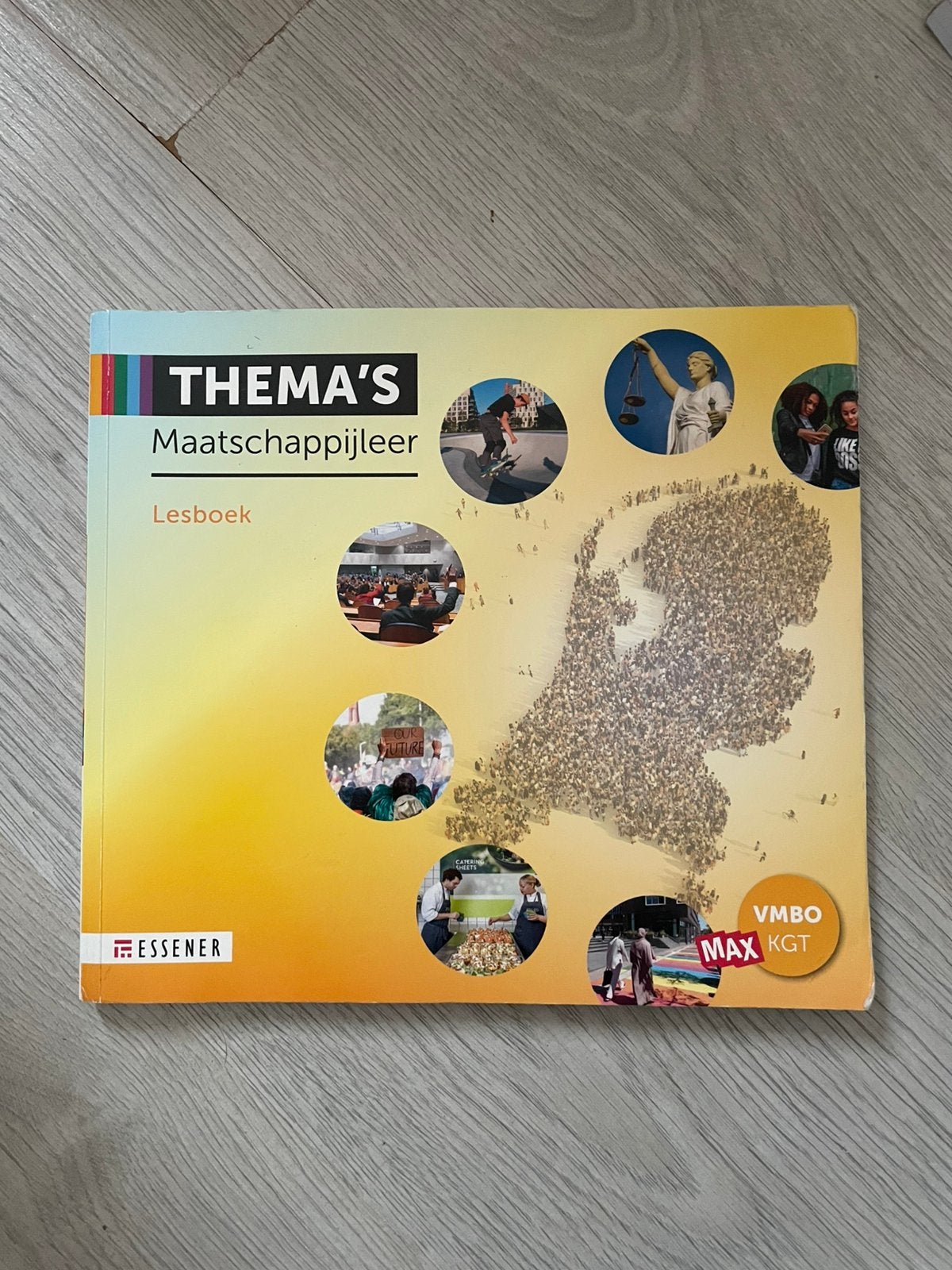 Thema’s Maatschappijleer Lesboek VMBO KGT MAX – Essener, Verzenden, Zo goed als nieuw, VMBO, Maatschappijleer