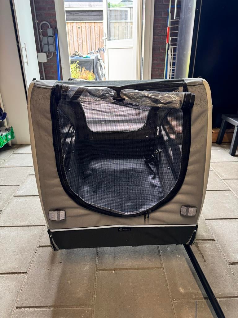 Klarfit Hondenkar Fietsaanhanger - Gebruikt, Fietsen en Brommers, Fietsaccessoires | Aanhangers en Karren, Ophalen, Zo goed als nieuw