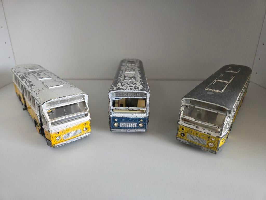 3 x Lion-Toys No. 38 Daf Citybus met onderdelen, Overige merken, Gebruikt, 1:50 of kleiner, Overige typen