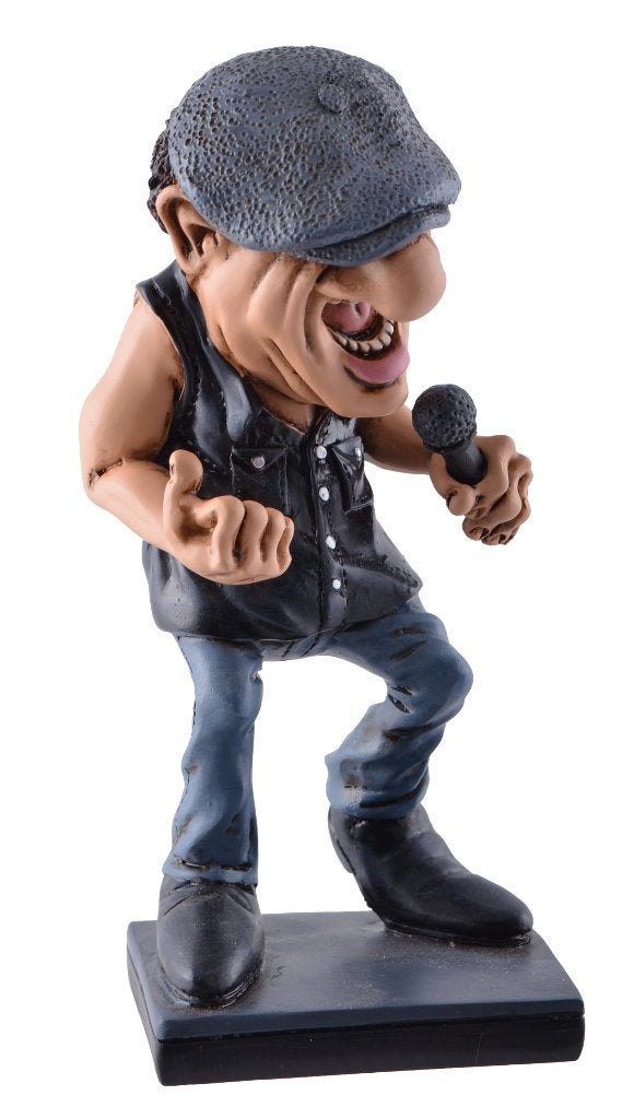 Brian Johnson ACDC beeldje by Warren Stratford decoratie, Info@deconoord.nl, Deco Noord, Nieuw, Ophalen of Verzenden