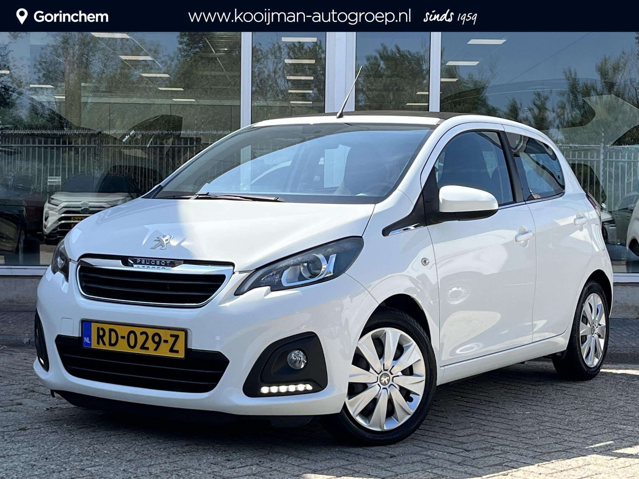 Peugeot 108 1.0 e-VTi Active TOP! | Cabrio Dak | Airco | Blu, Auto's, Voorwielaandrijving, Stof, Gebruikt, Euro 6