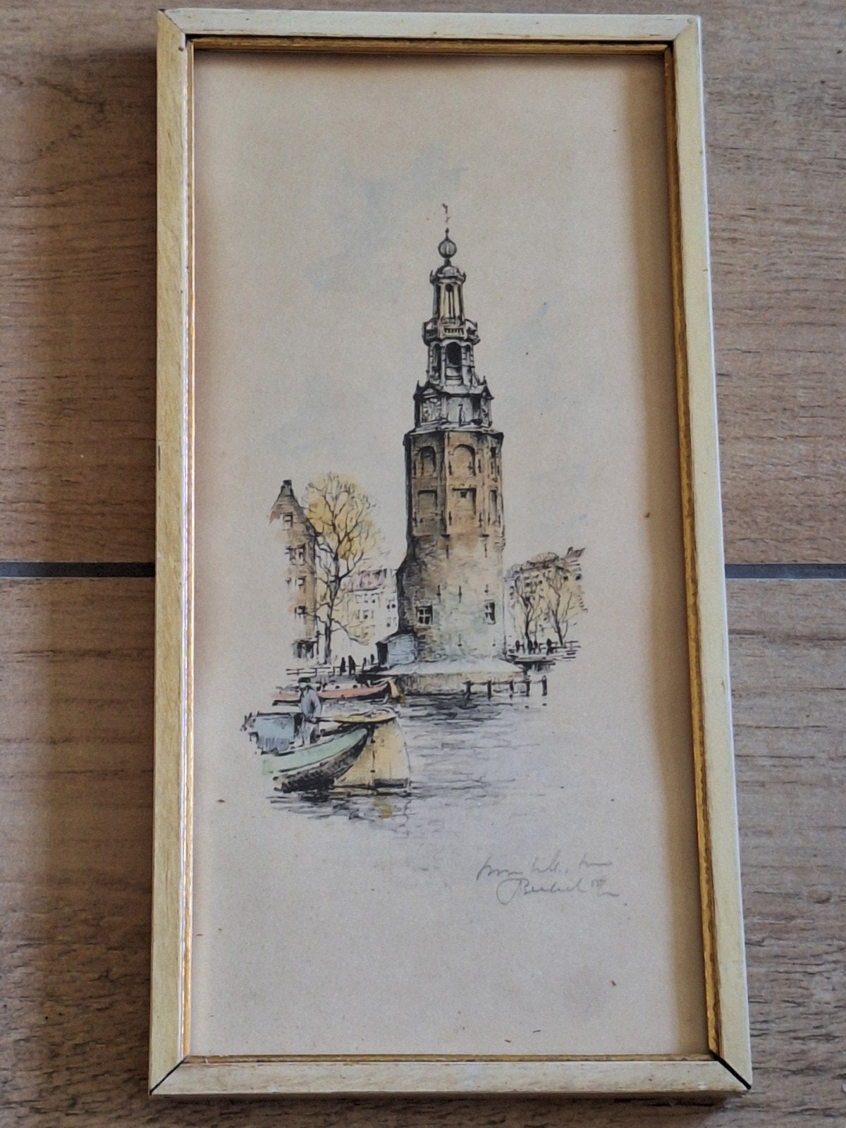 Montelbaanstoren door Henk Hoefman, Ophalen