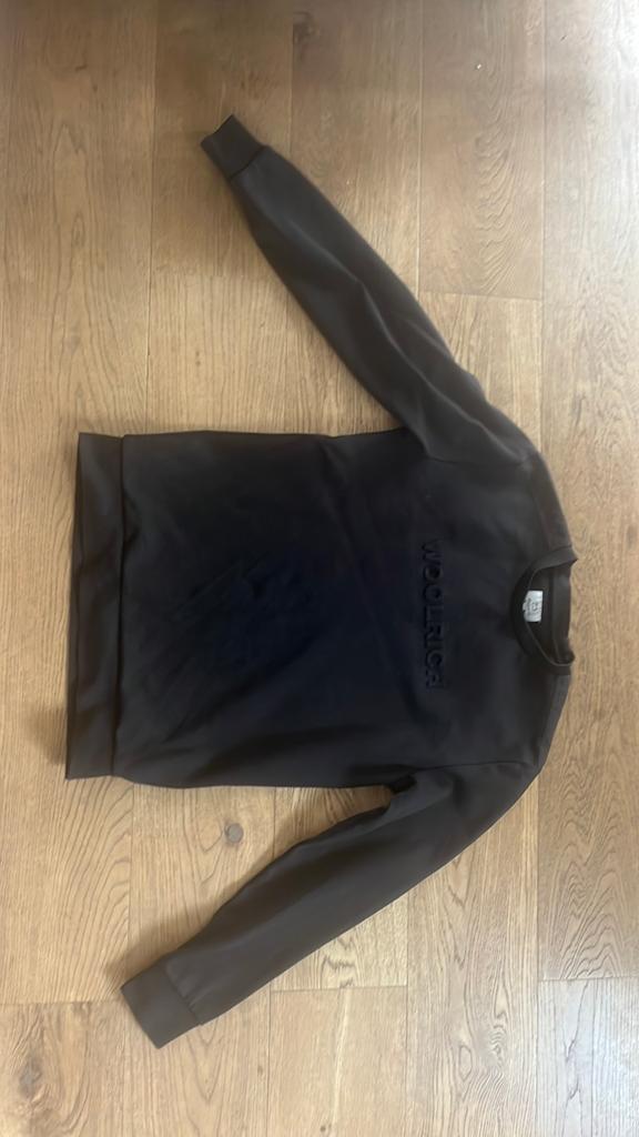 Woolrich maat 14, zwart, Ophalen of Verzenden, Gebruikt, Jongen, Trui of Vest