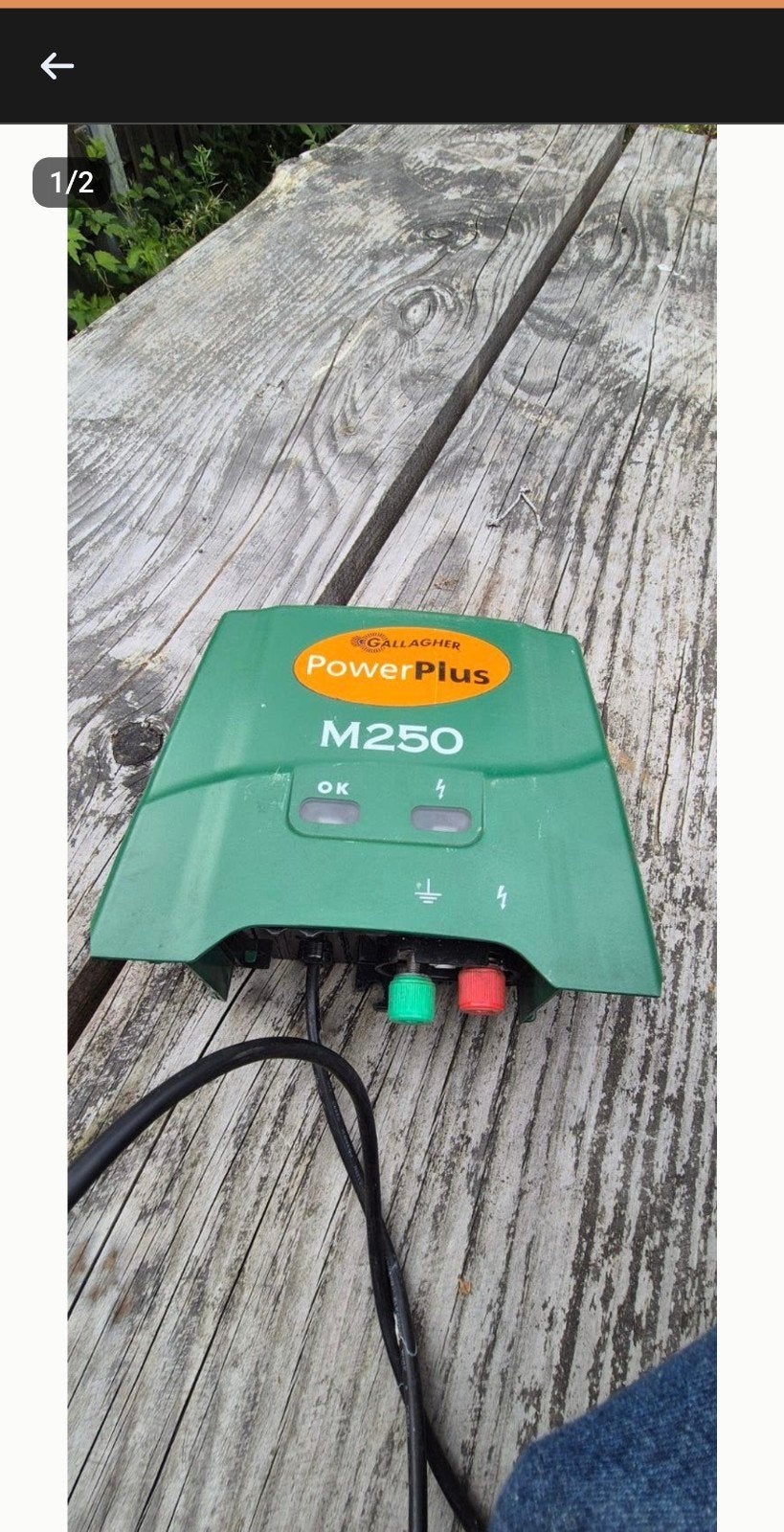 Gallagher PowerPlus M250 Schrikdraadapparaat, Verzenden
