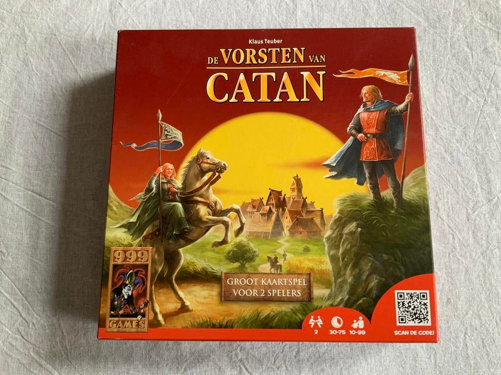 De Vorsten van Catan, Hobby en Vrije tijd, Gezelschapsspellen | Kaartspellen, Een of twee spelers, Ophalen of Verzenden, Gebruikt