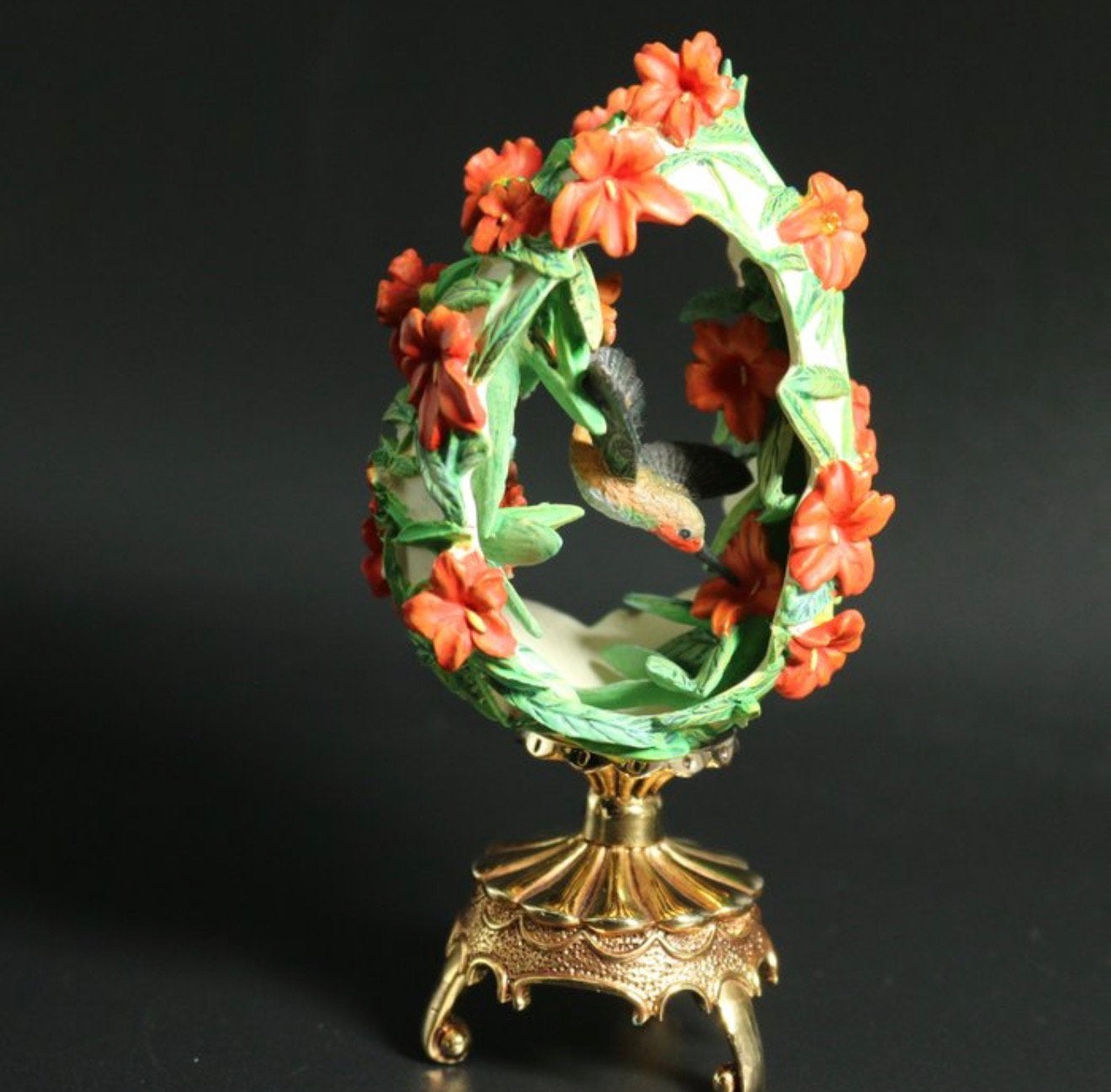 House of Fabergé kolibrie ei – Franklin Mint – jaren 90, Ophalen