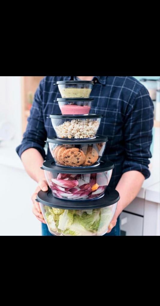 Tupperware Clear Schalen, Huis en Inrichting, Keuken | Tupperware, Nieuw, Schaal, Ophalen of Verzenden