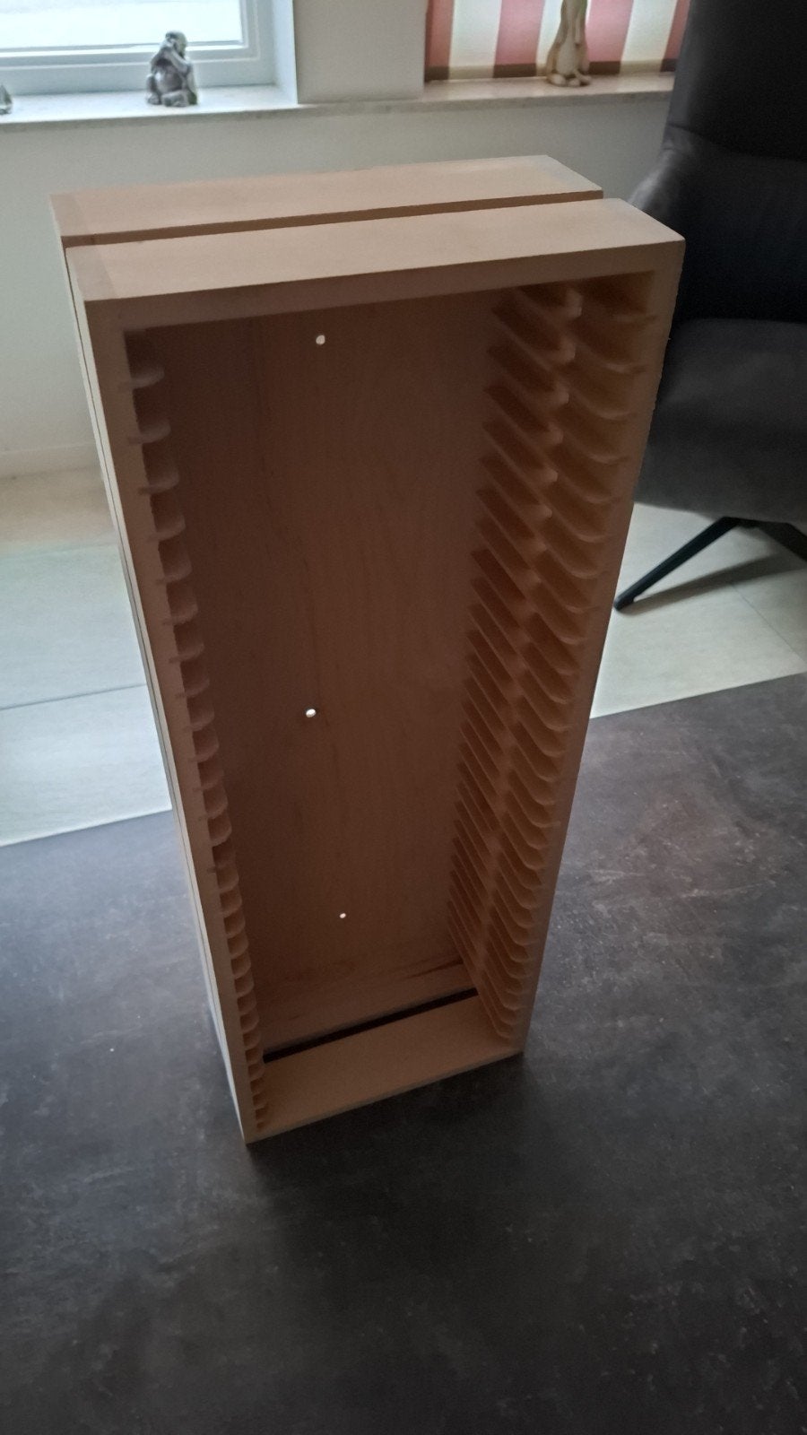 12 Houten CD/DVD Opbergrek - Compact en Stijlvol, Ophalen, Gebruikt, Hout, Cd's of Dvd's