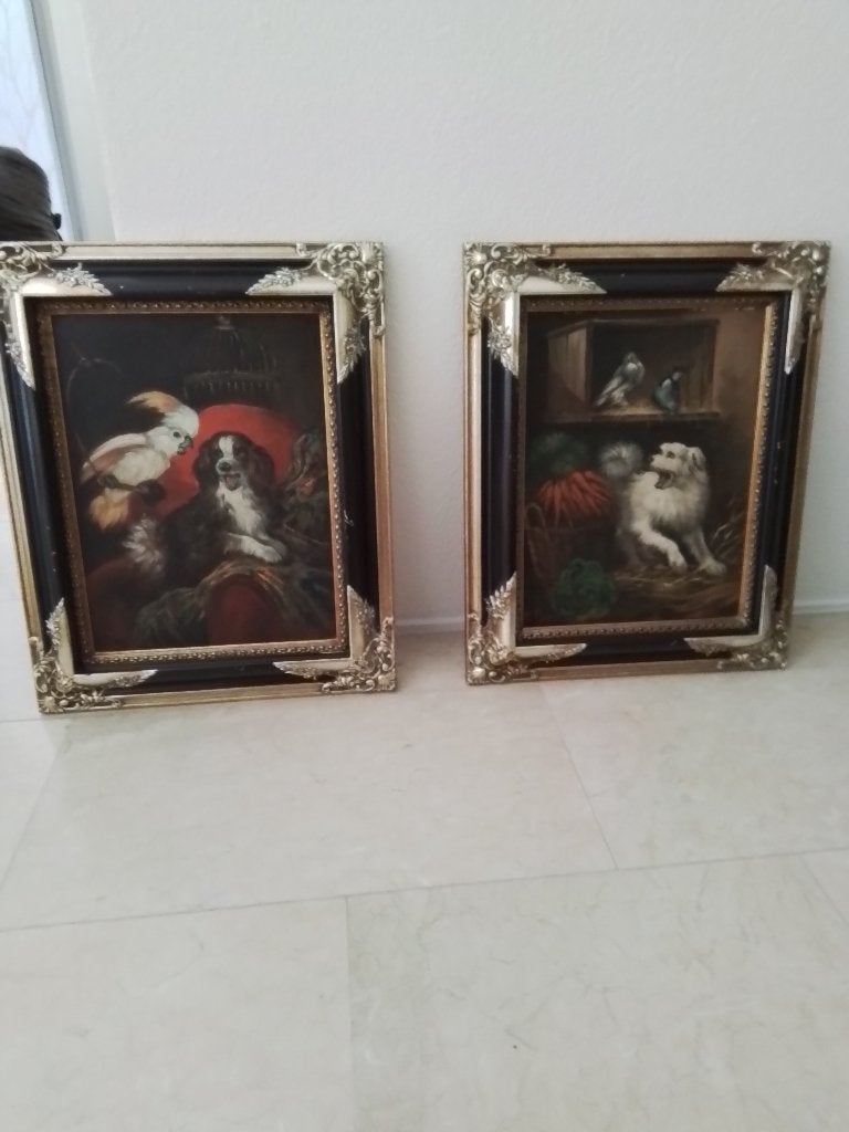 Schilderijen, Paneel, Dieren, Ophalen of Verzenden, Handgeschilderd
