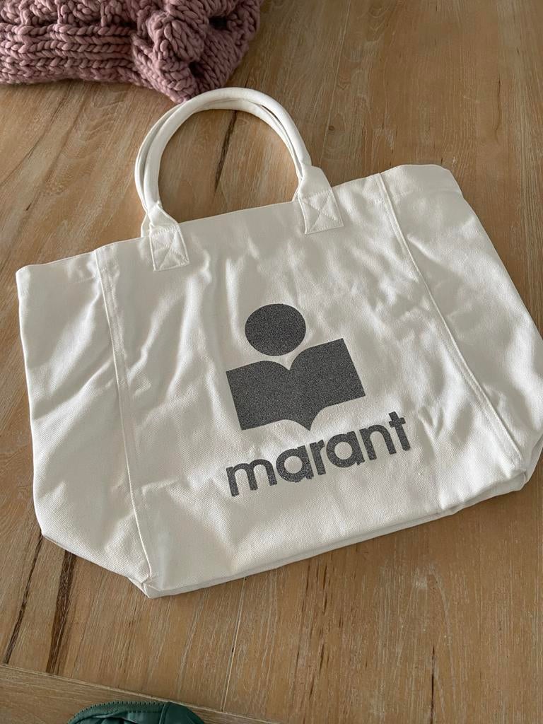Isabel Marant Yenki tas wit/zilver, Sieraden, Tassen en Uiterlijk, Tassen | Damestassen, Verzenden, Nieuw, Wit, Shopper