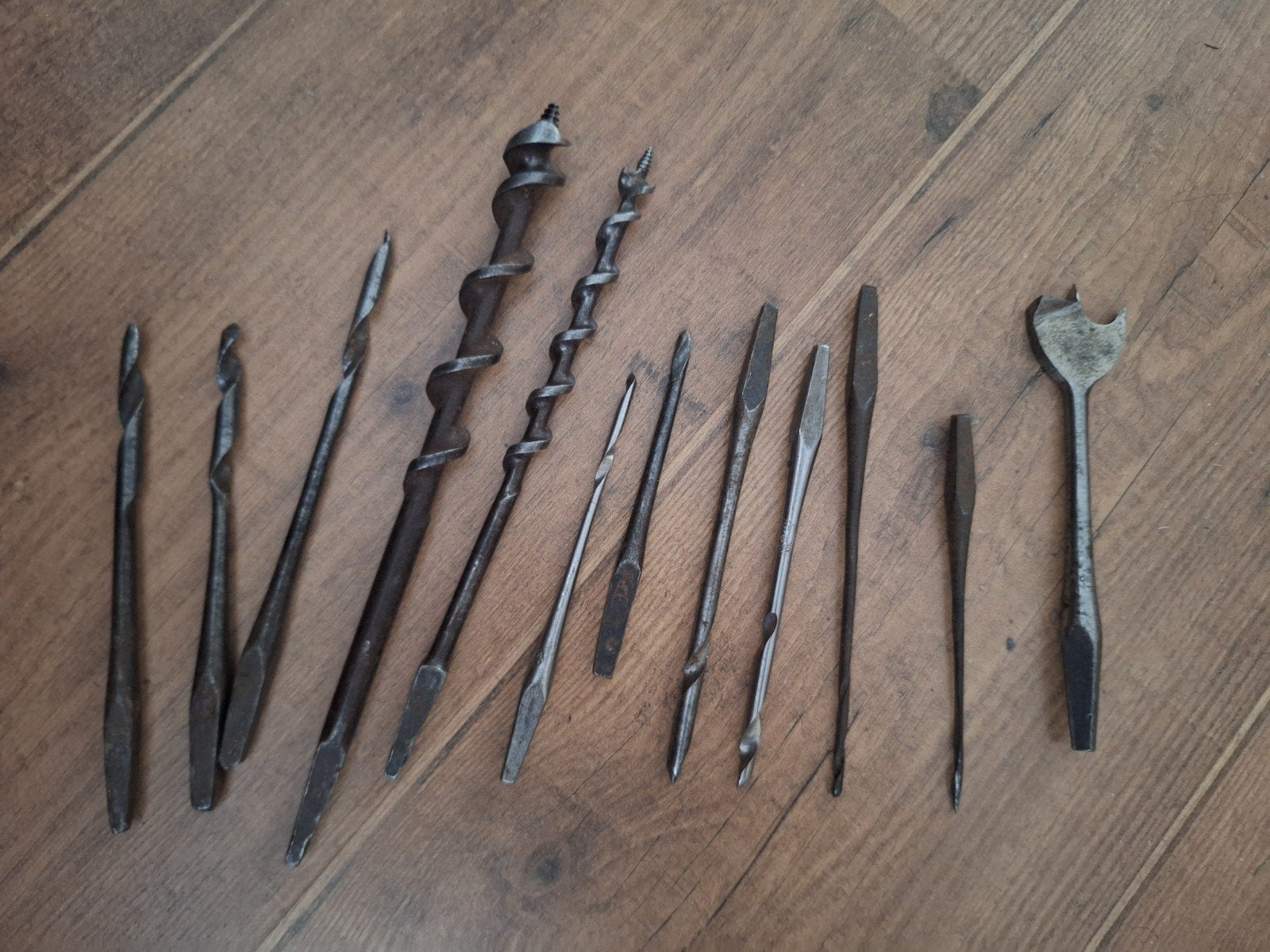 Set antieke boren, Antiek en Kunst, Antiek | Gereedschap en Instrumenten, Ophalen of Verzenden