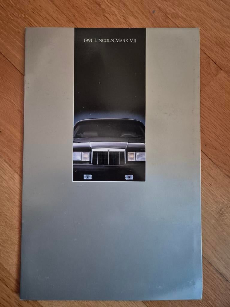 Lincoln Mark VII brochure 1991, Ophalen of Verzenden, Overige merken
