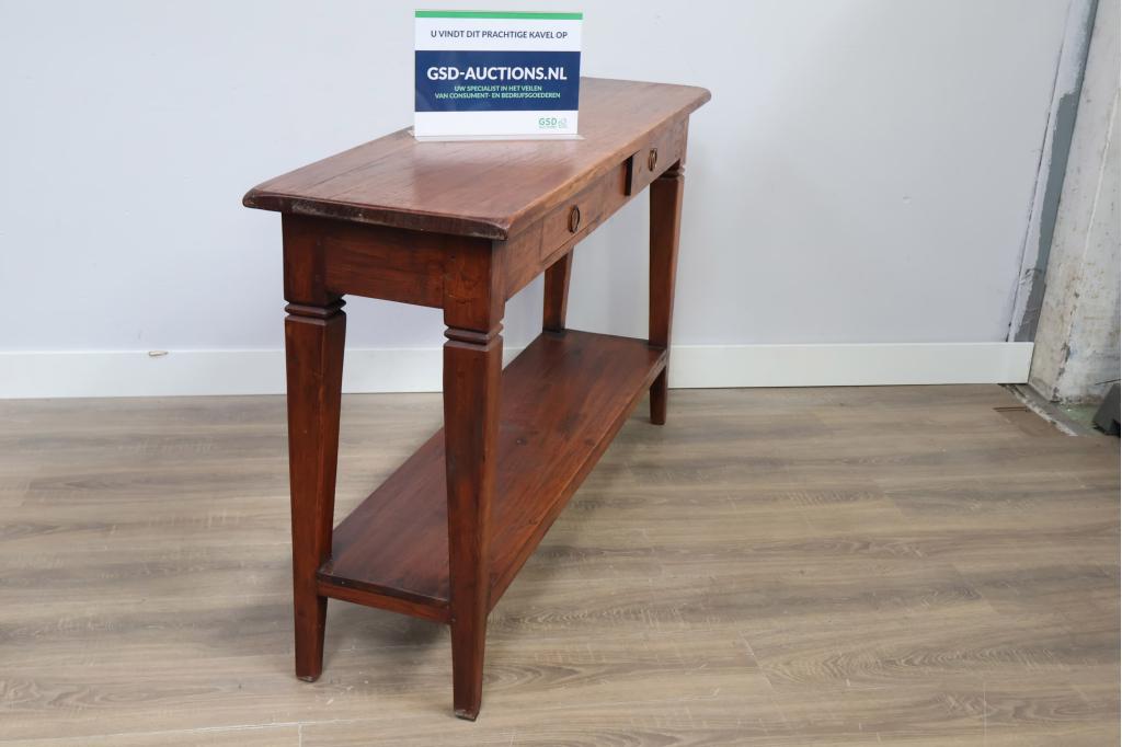 Houten Haltafel - Consoletafel, Ophalen of Verzenden, Niet ingevuld, Niet ingevuld, Niet ingevuld
