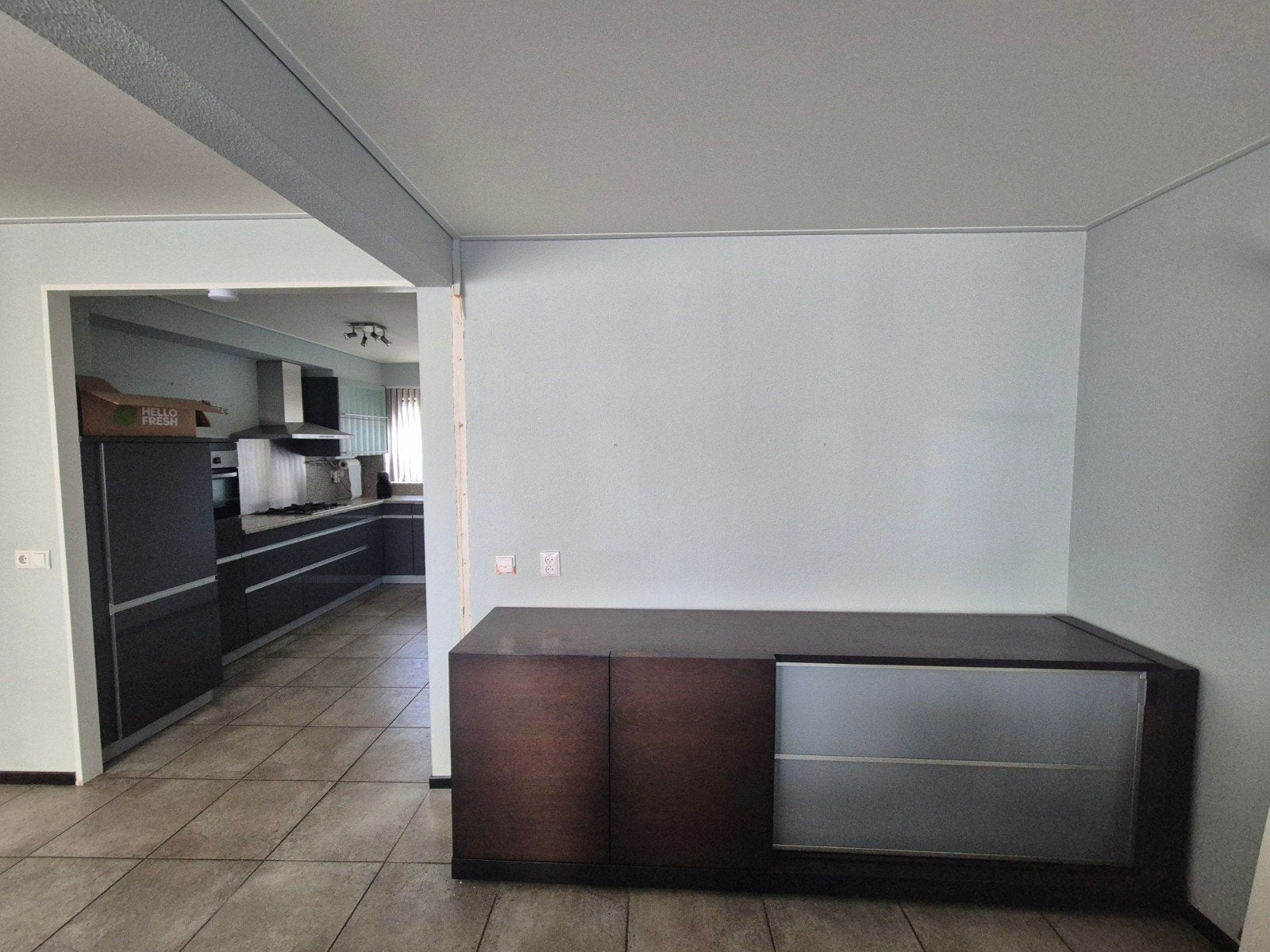 Solide dressoir van Piet Klerkx, Ophalen, 200 cm of meer, Overige houtsoorten, 50 tot 75 cm