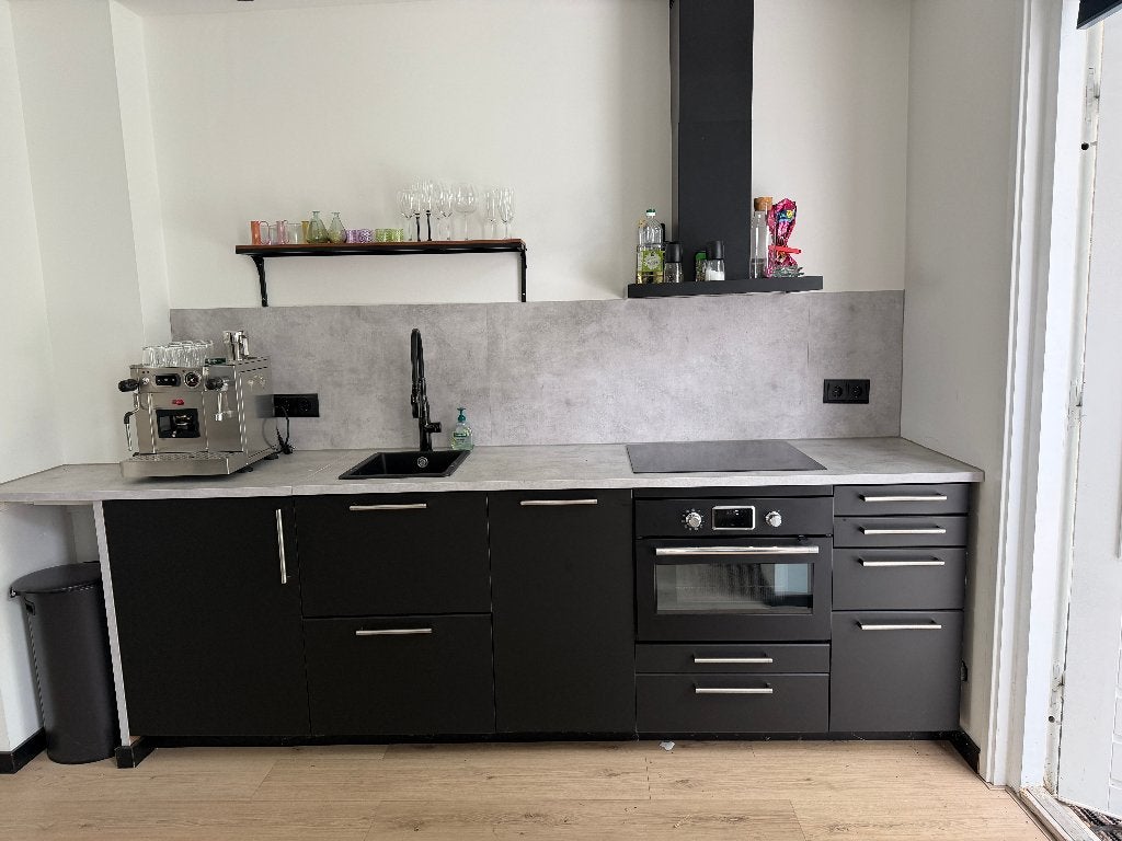 Mooie IKEA METOD Keuken Kungsbacka Antraciet + Inbouw, Ophalen, Zo goed als nieuw, 200 cm of meer, Minder dan 100 cm