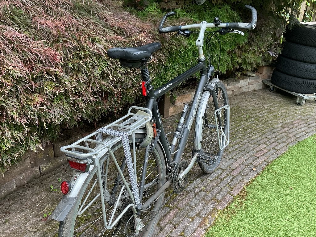 Randonneur Giant Expedition zwart, Ophalen, 28 inch, Gebruikt, Velgrem