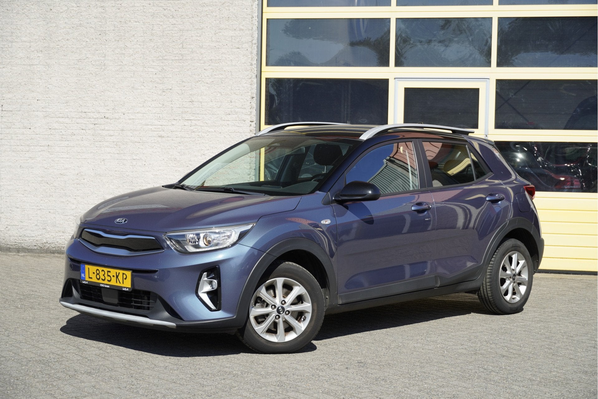 Kia Stonic 1.0 T-GDi MHEV DynamicLine BJ2021 Lmv 15" | Led |, Voorwielaandrijving, Dealer onderhouden, Gebruikt, Blauw