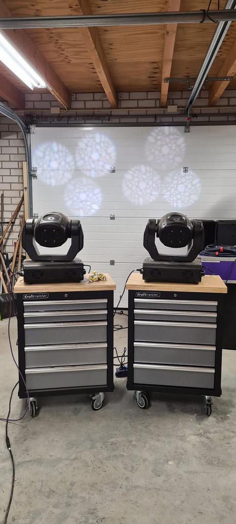 2x HuangHe YR668 575W HMI Moving Head, Ophalen, Gebruikt, Licht